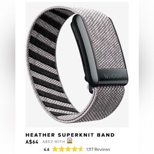 WHOOP 4.0 Superknit band (in heather)